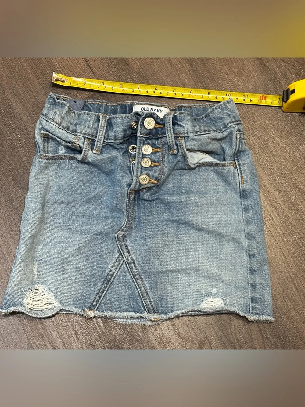 Girls Denim Skirt Bundle Size 6 6/7 Gap Kids Old Navy Distressed Jean